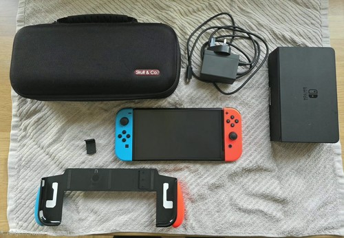 Nintendo switch oled neon blue - neon,