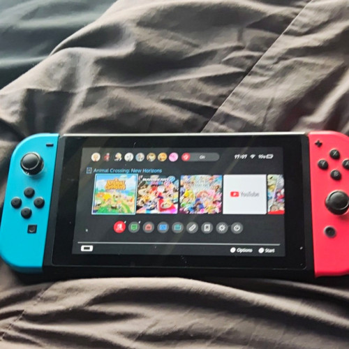 Nintendo switch console neon - nintendo,