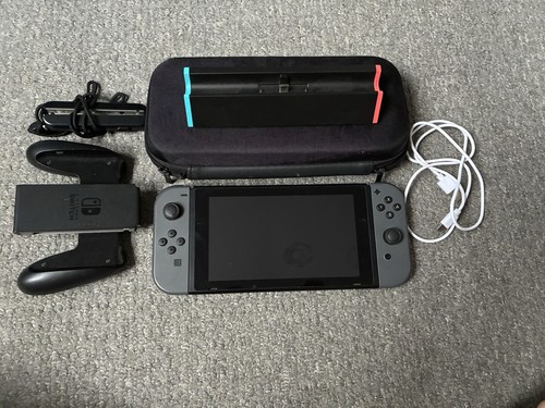 Grey nintendo switch bundle - switch,