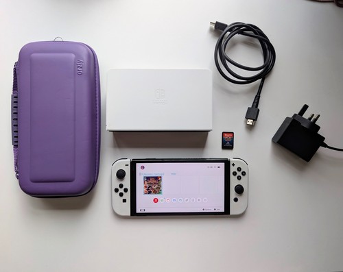 Nintendo switch oled 64gb tv - switch, +