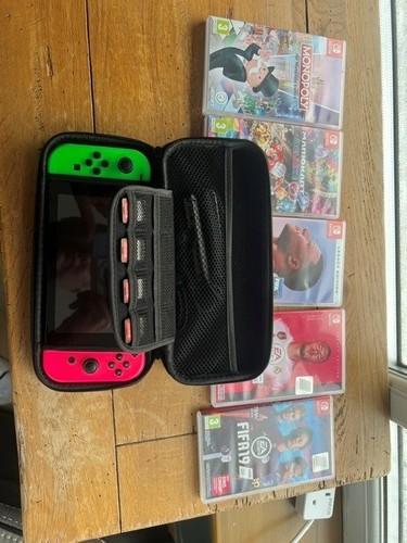 Nintendo switch with - switch, case,