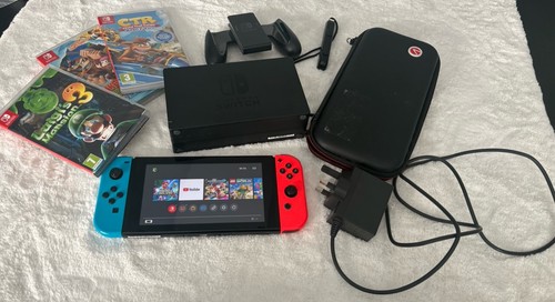 Nintendo switch console neon - nintendo,