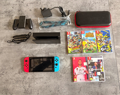 Nintendo switch console neon - switch,