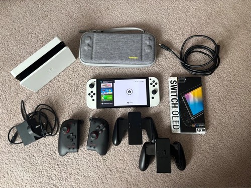 Nintendo switch oled - nintendo, white