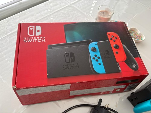 Nintendo switch with - with, box
