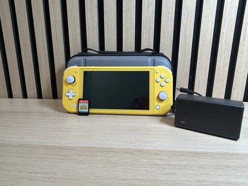 Yellow nintendo switch lite - , +